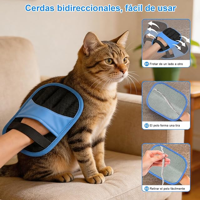 Foto 3 de 7 de TopEsct Guante Quitapelos Mascotas