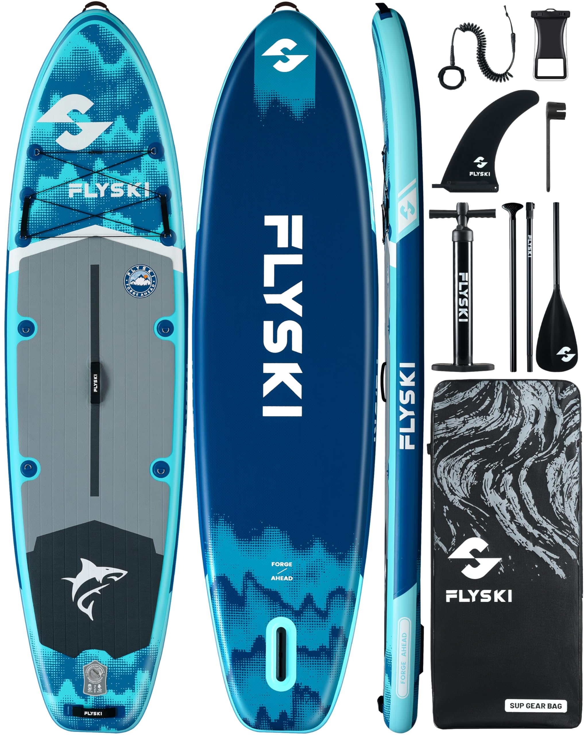 11'x34 Ultra Wide Paddleboards, Inflatable SUP&420lb Capacity for All Skill, Stand-up Paddle Board for Adults, Yoga/Fishing/Family, EVA Deck, US Fin, High-Pressure Pump, 100L Bag, Safety Leash