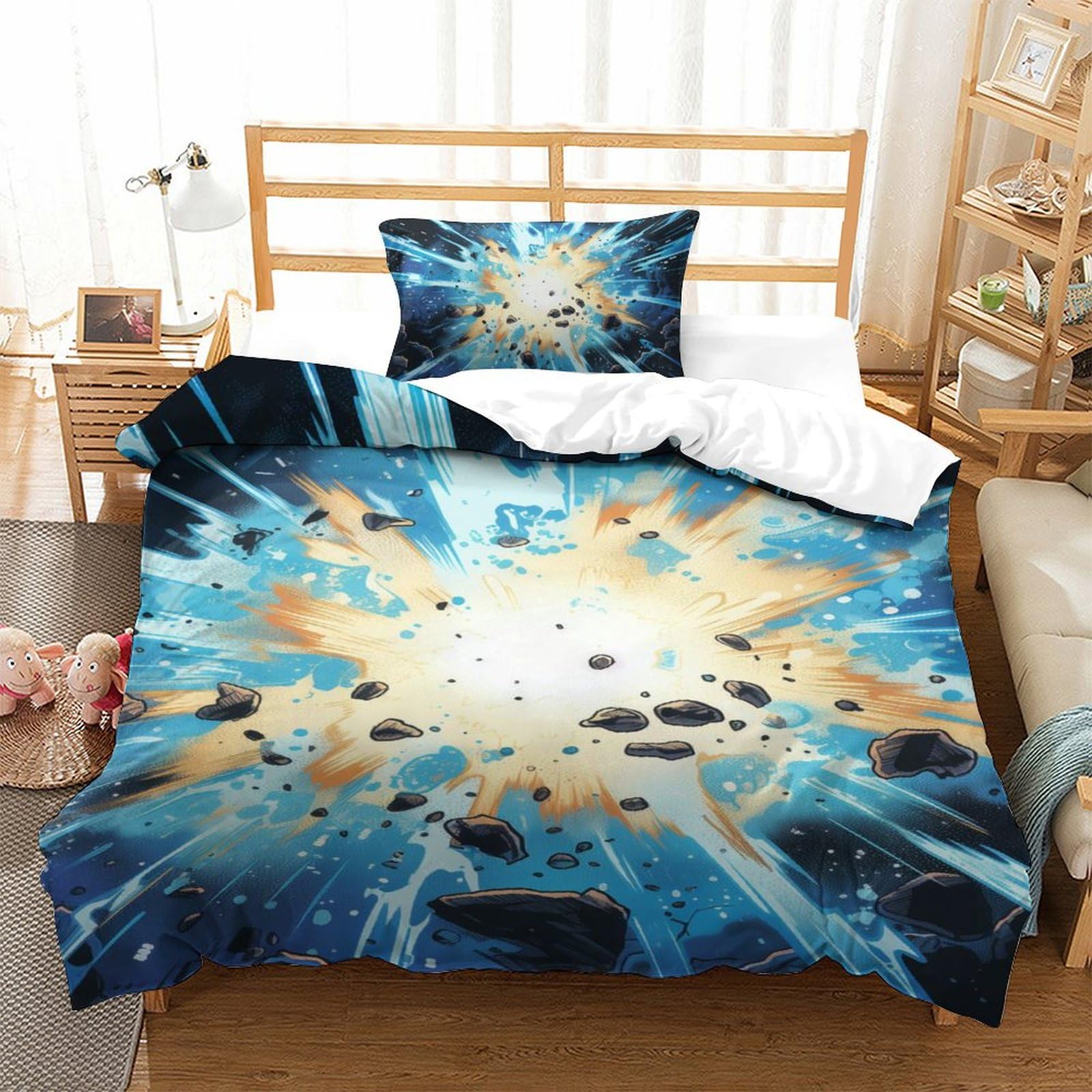 Ensemble de literie microfibre respirante et douce pour un confort thermique