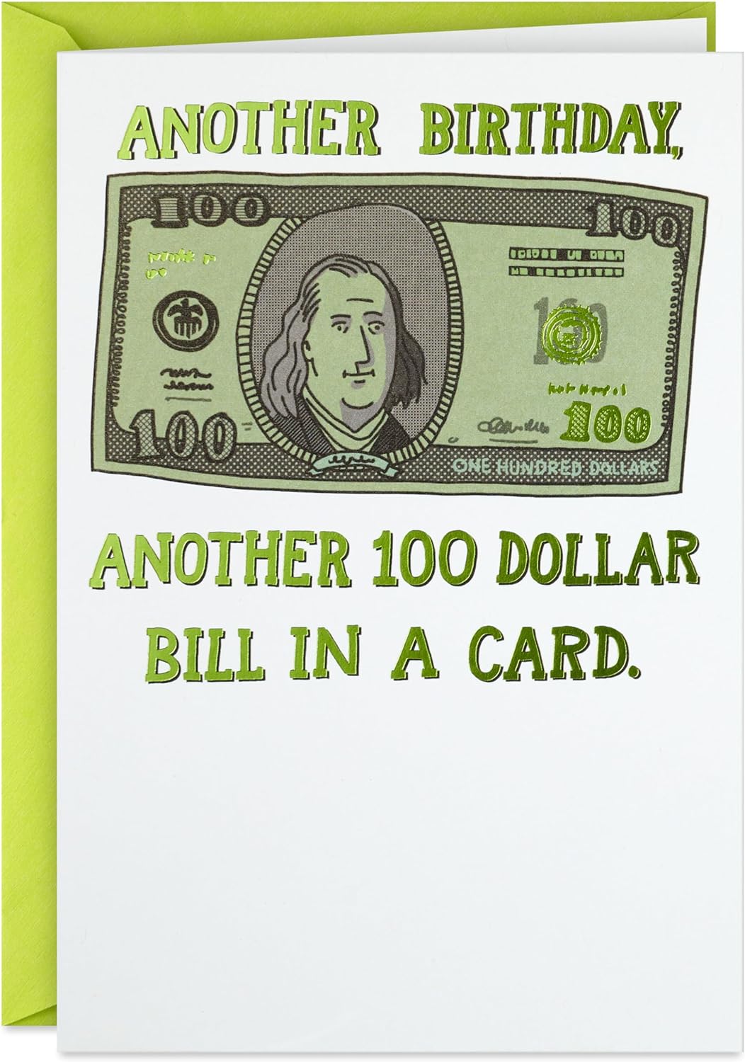 Hallmark Shoebox Funny Birthday Card ($100 Bill)