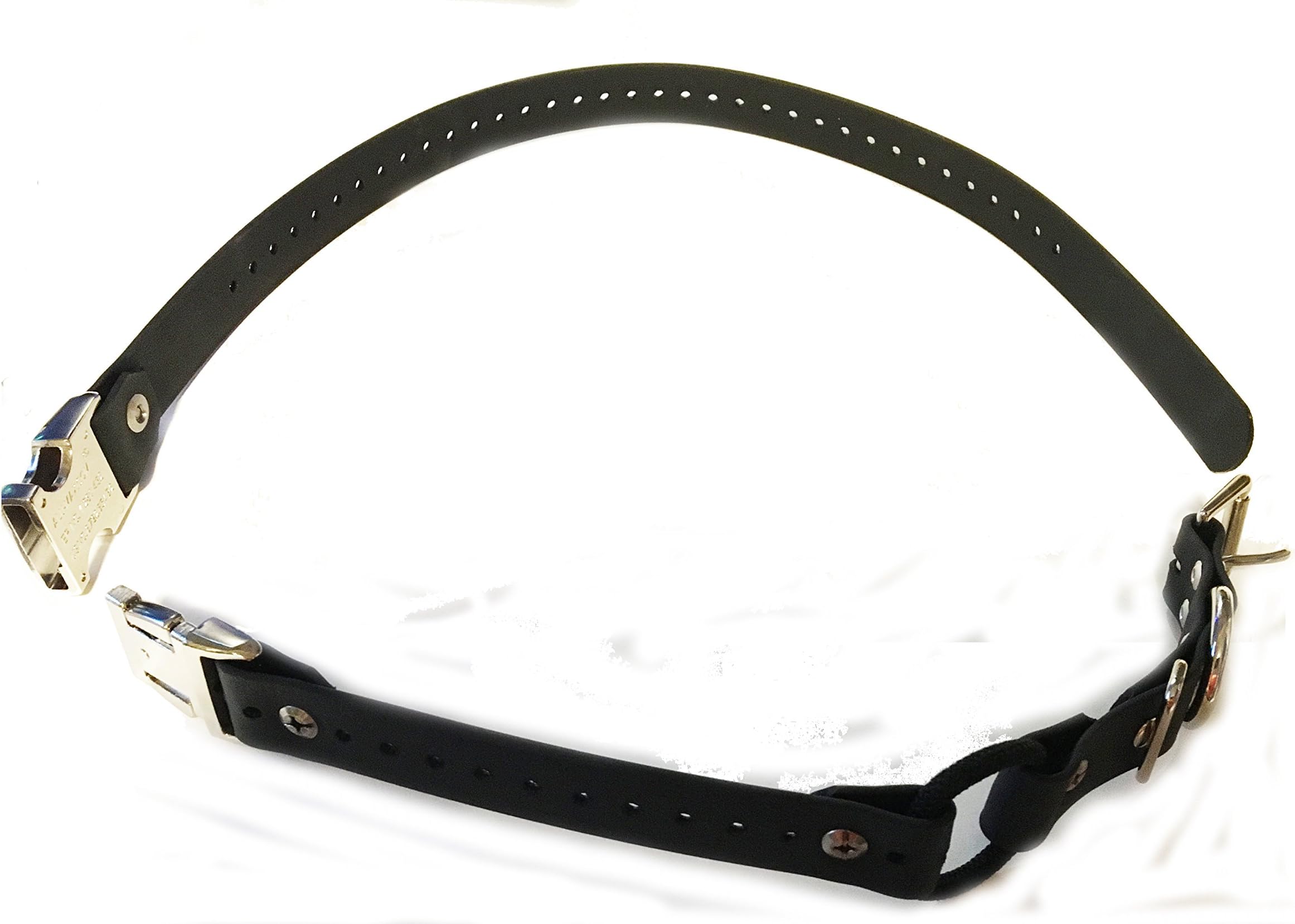 E Collar 3/4" Black Quick Snap Big Dog Bungee Replacement Strap- 37 in Can Be Cut to Fit