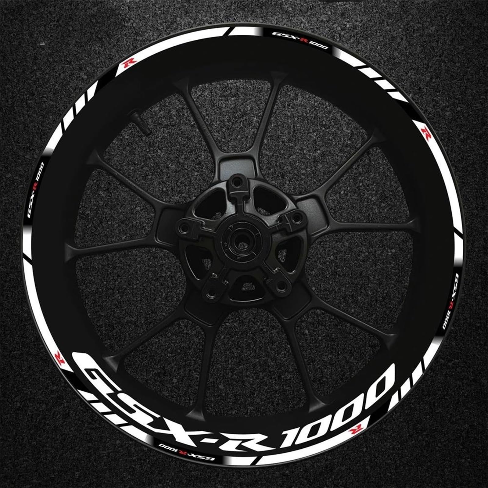Wheel Stickers Motorcycle Reflective Wheel Decal for Suzuki GSXR1000 GSXR GSX-R 1000 GSX-R1000 Rim Stripe Decals Hub Stickers Rim Reflective Decal