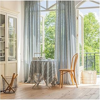 Gualiy Window Curtains Blackout, Window Curtains 2 Panels Hollow Stripes Embroidered Drapes and Curtains 55 inches Width Grey Living Room Curtains 110 inches Length