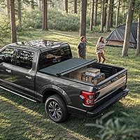 Vista 6 de YITAMOTOR Cubierta suave enrollable para caja de camioneta compatible con Chevy Colorado/GMC Canyon 2015-2022, plataforma Fleetside de 5.2 pies