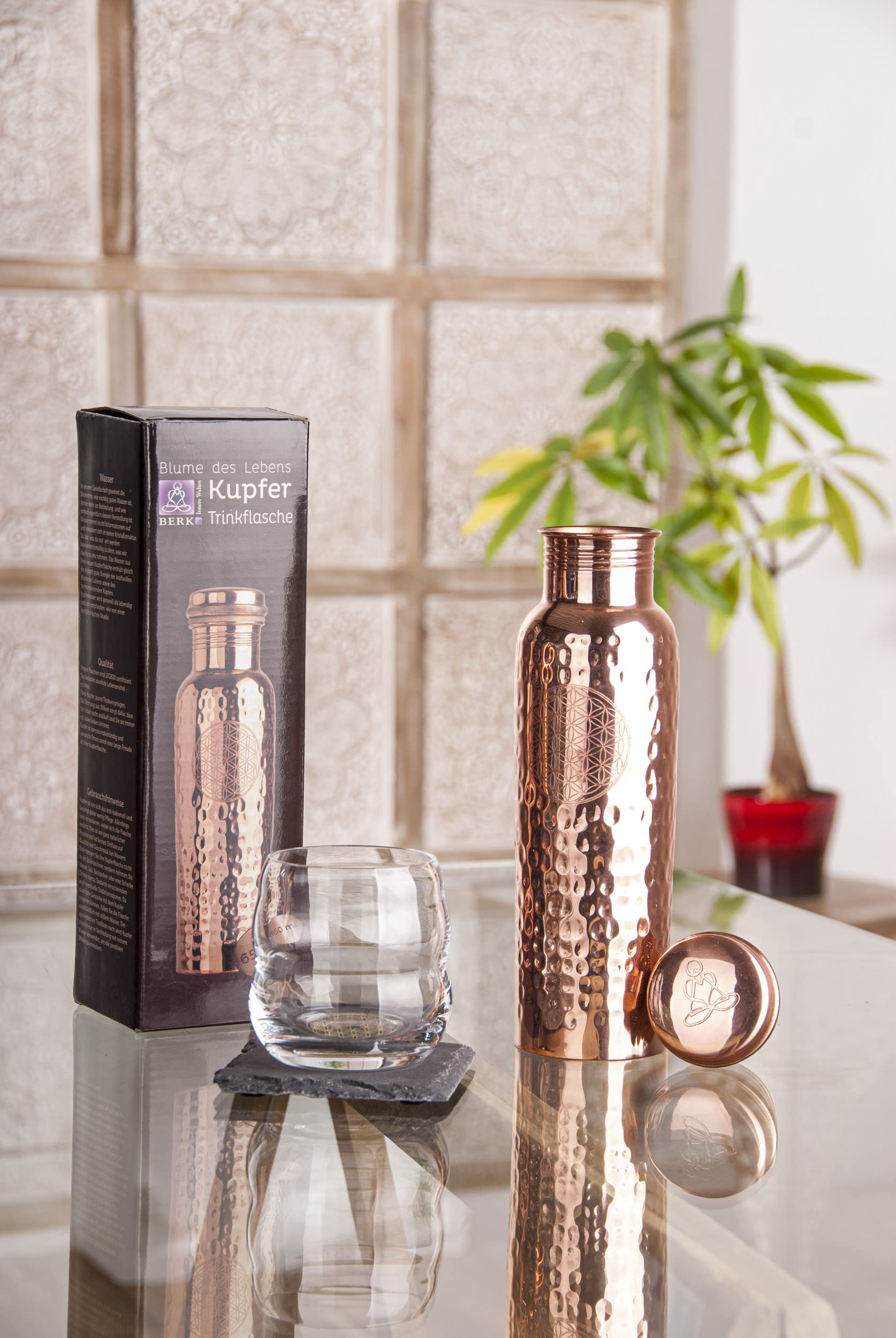 Berk Trinkflasche aus Kupfer, 650ml