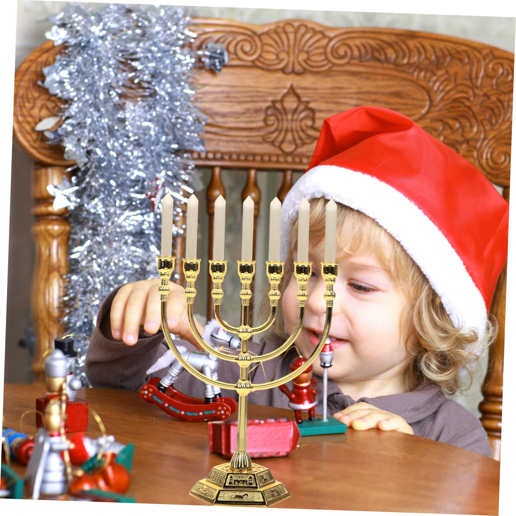 Amazon.co.jp: CRAFTHROU ヴィンテージ燭台飾り ユダヤのキャンドル