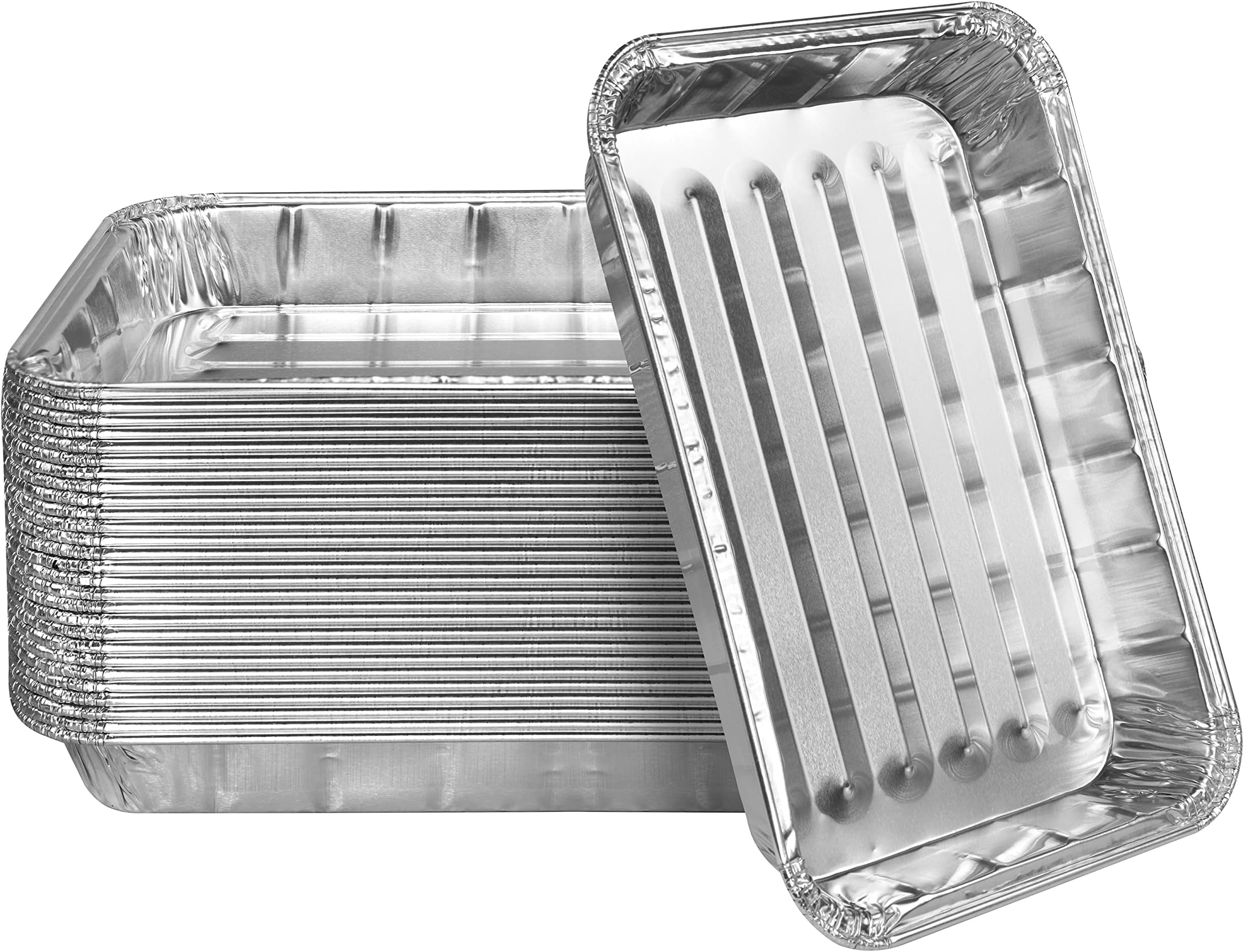 Plasticpro Aluminum Grill Pans, Broiler Pans, Grill Liners