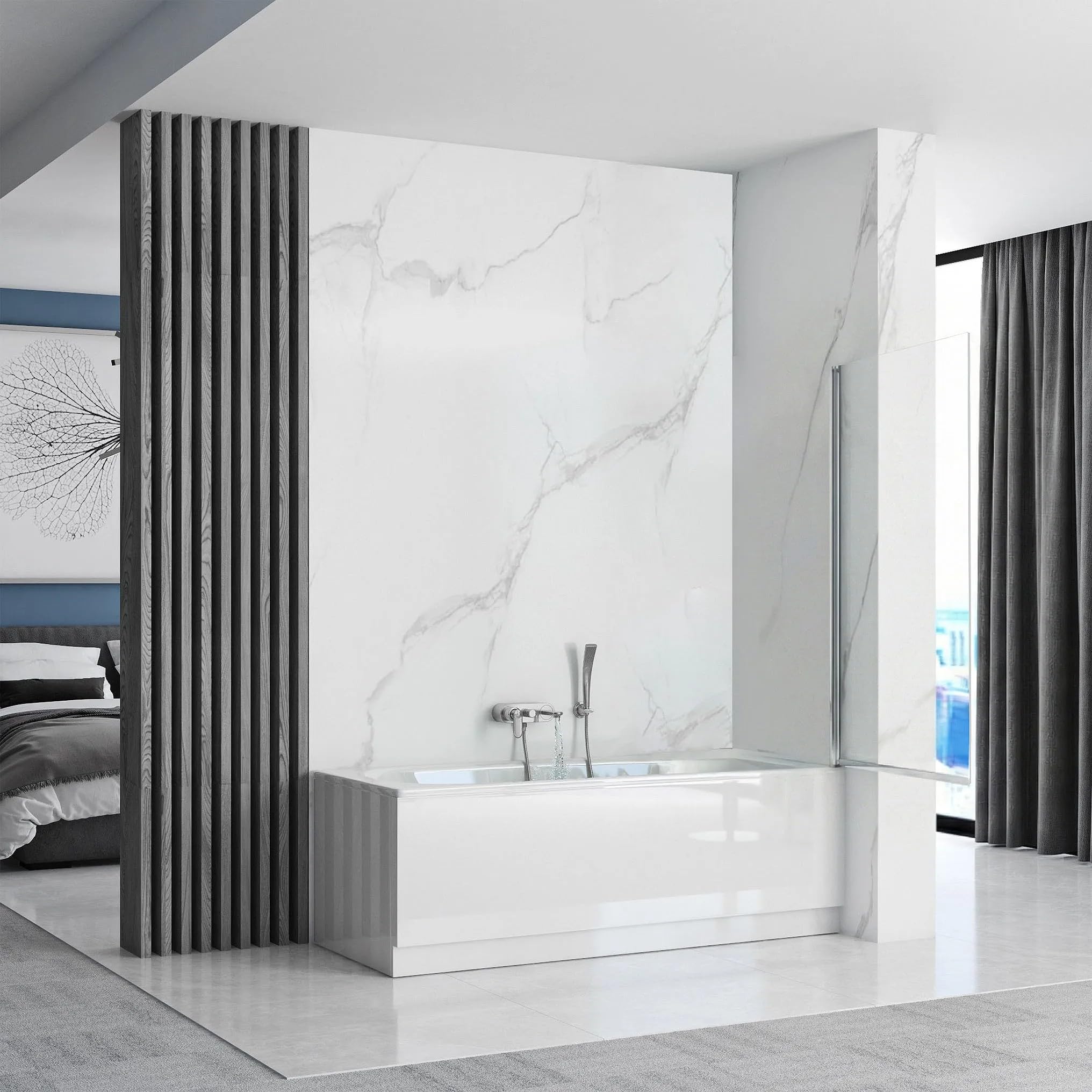 Rea parawan Lagos 70, Chrom, 0,5x70x140cm