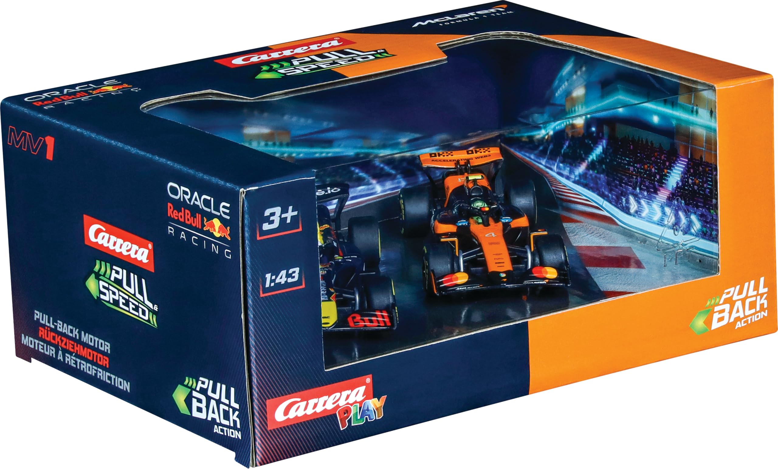Pull & SPEED Carrera Formula 1 Twinpack 2025 F1 Cars with Pull-Back Motor, Scale 1:43 - Image 2