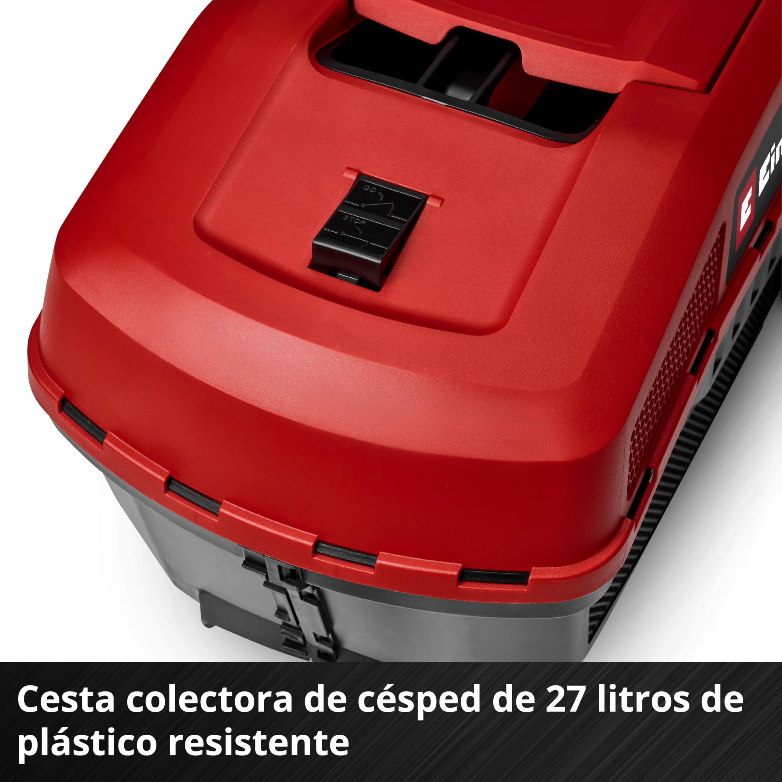Einhell Cortacésped con batería GE-CM 18/30-1 Li BL (1x3,0 Ah) | PXC | 18 V | corte 30 cm | máx. 175 m² | Brushless | cesta recogedora de 27 l | altura corte 30–65 mm | batería de 3,0 Ah