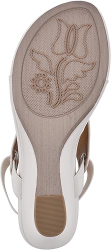 Miniatura 7 de WHITE MOUNTAIN Sandalias de cuña para mujer All Dres Triangle Thong Sling-Back
