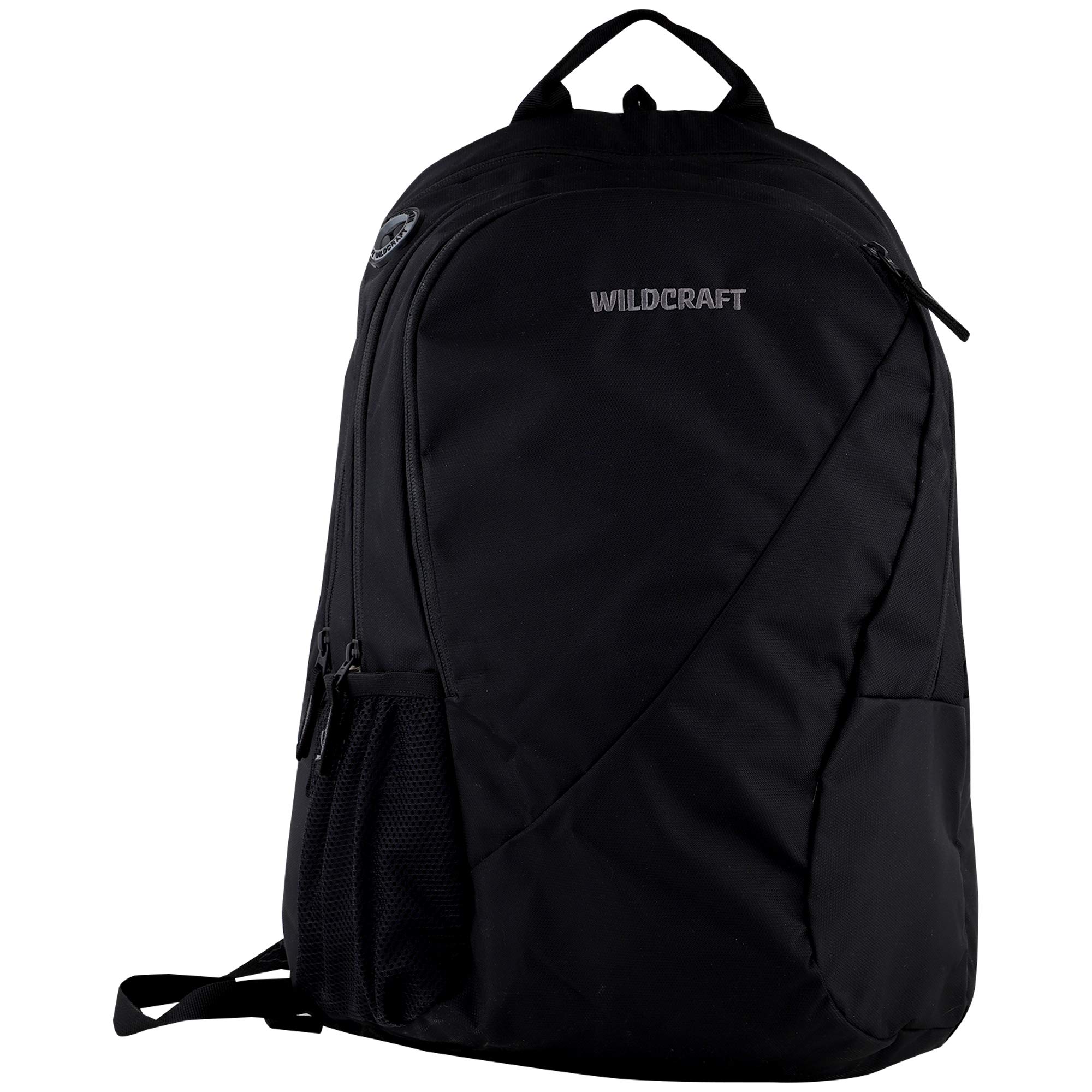 Buy Wildcraft 2 3 Compartment Laptop Backpack with Rain Cover (Black) at