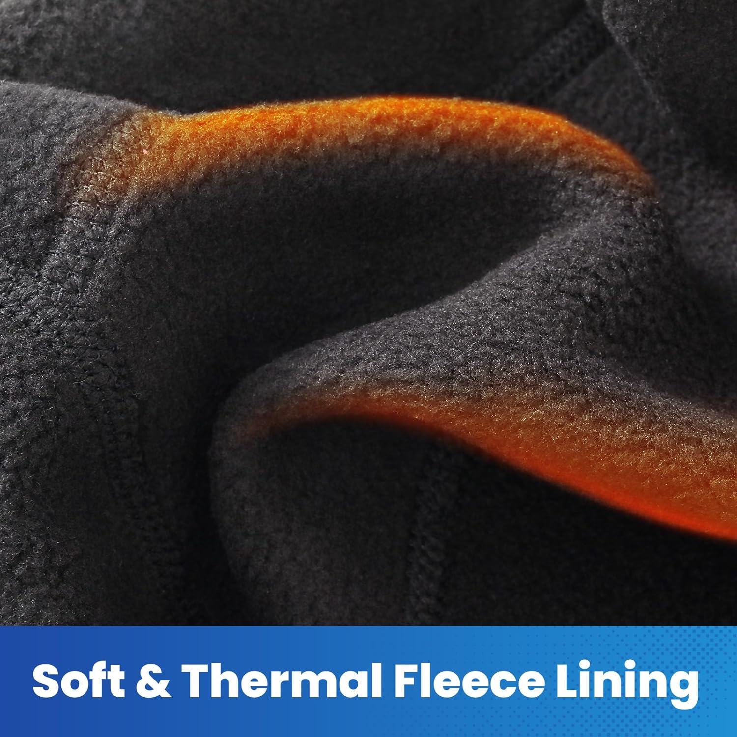 Skull Cap Helmet Liner with Eyeglasses Holes,Ear Warm Cycling Cap,Thermal Head Cap for Men & Women in Winter. - Image 7