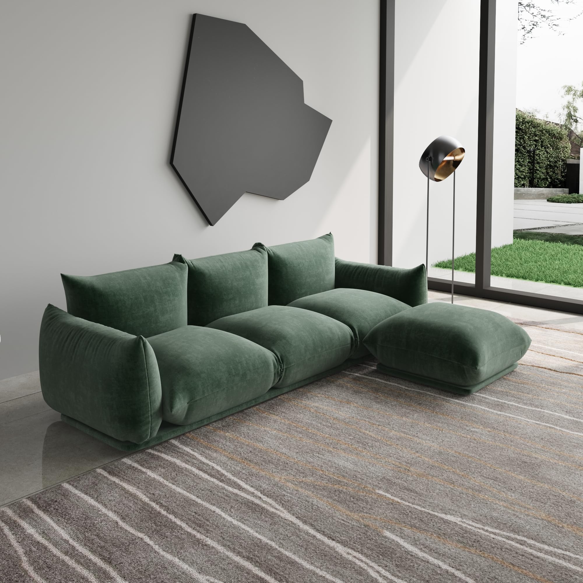 Amazon.com: BOKIFOL Modular L-Shaped Sectional Sofa, 104inch