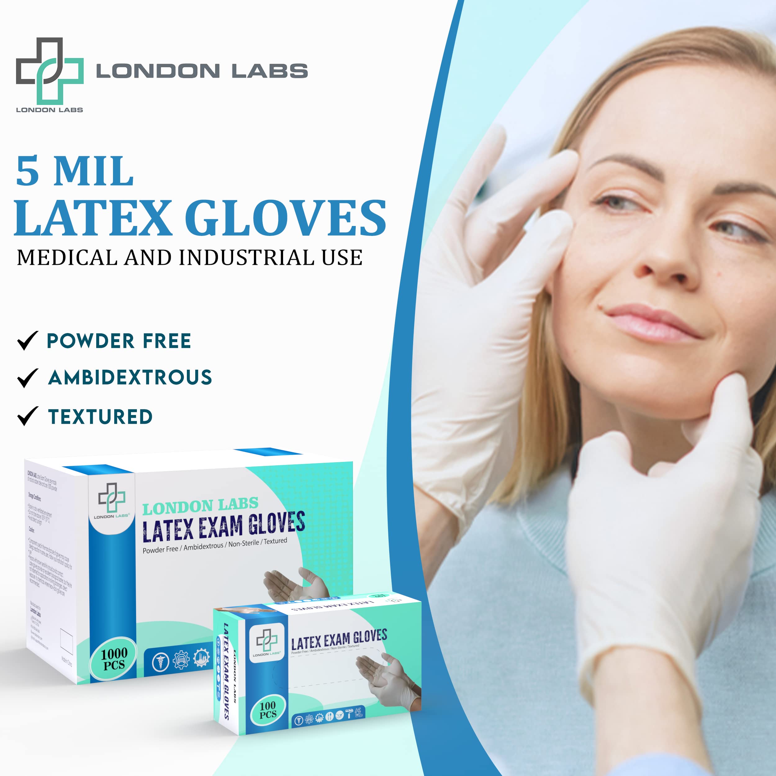 London Labs 6 Mil Nitrile Gloves X-Large (Pack of 200)