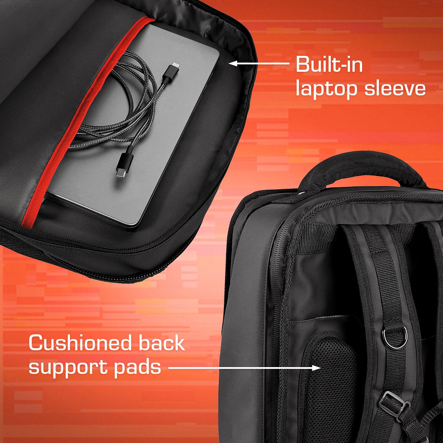 Analogue Cases TRAKPACK Backpack, plecak na sprzęt (solidny plecak transportowy dla producentów i DJ-ów, z 3 warstwami i 11 kieszeniami, odpowiedni dla MPC Live 2, Push 3 i innych)