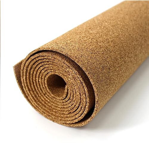 Flipside Products Cork Roll 4' x 6' x 3MM - DIY Bulletin Board, Wall Accent, Décor, Soundproofing, Cork Board Roll, Push Pin Display, Home, School, Office - Environmentally Friendly, Self-Healing