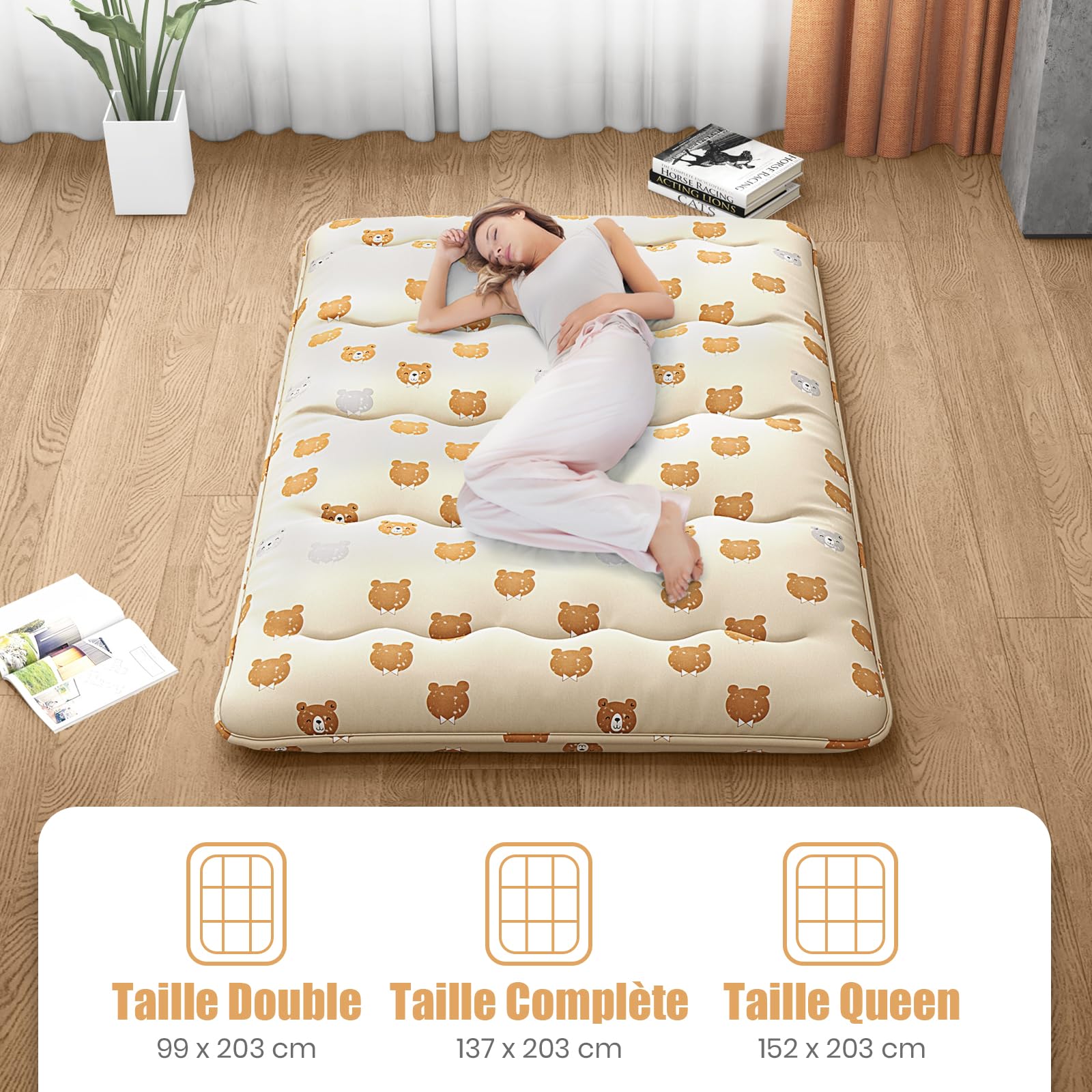 GIANTEX Matelas Futon Japonais Portable