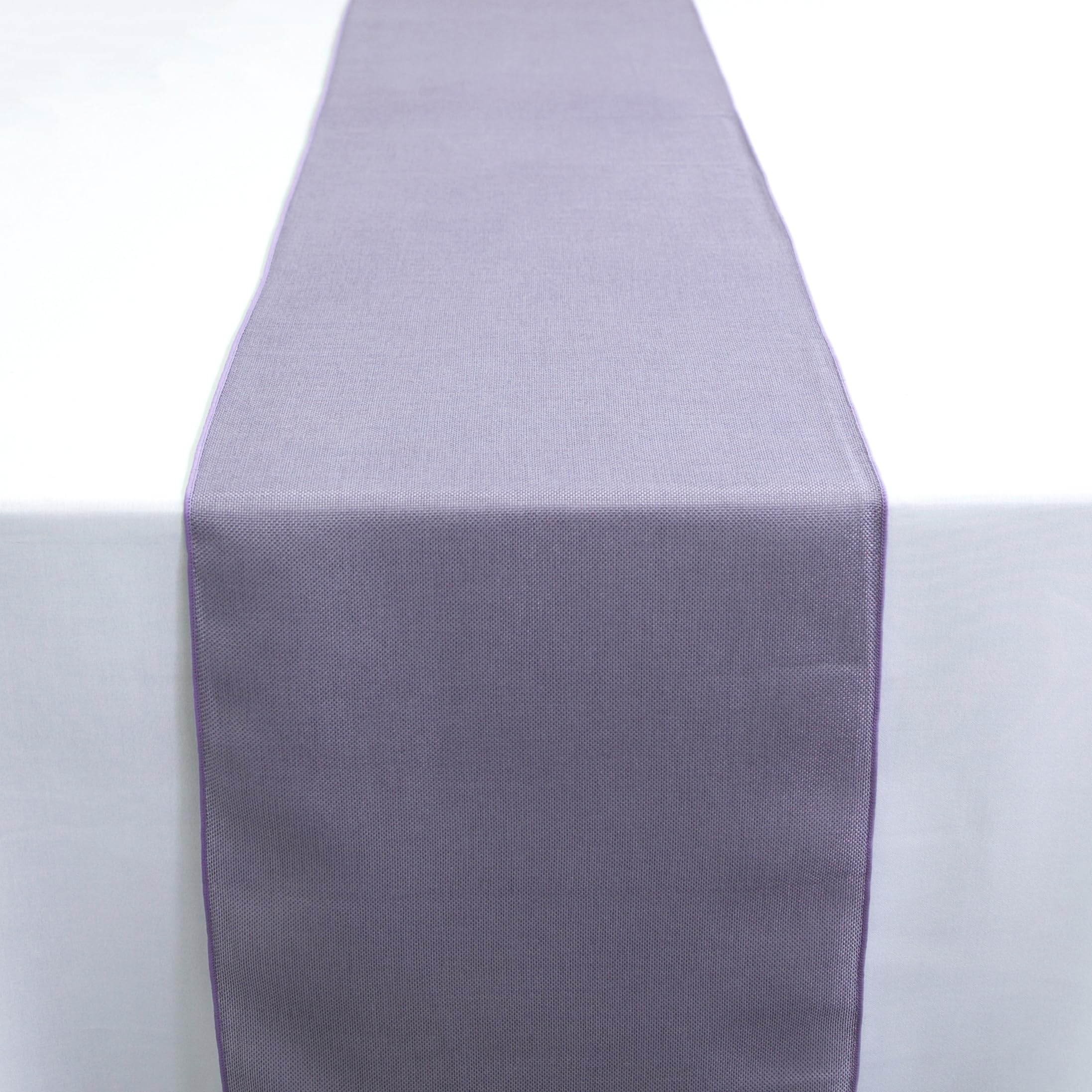 Linen Burlap Sashes and Matching Table Runners 6 Colours Wedding Chairs Events (Table Runner - Victorian Liliac)