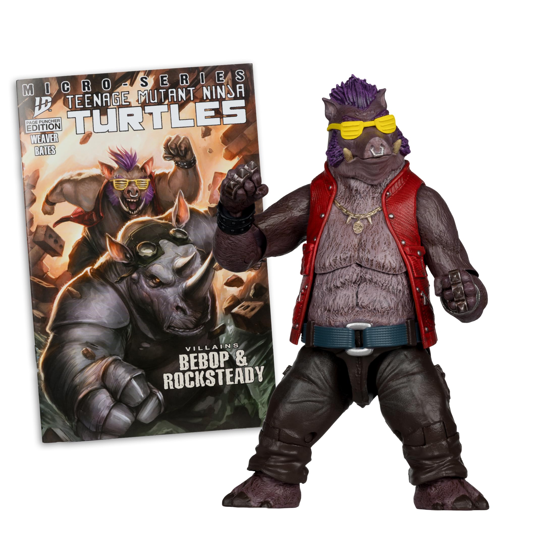McFarlane Teenage Mutant Ninja Turtles (Page Punchers) Bebop