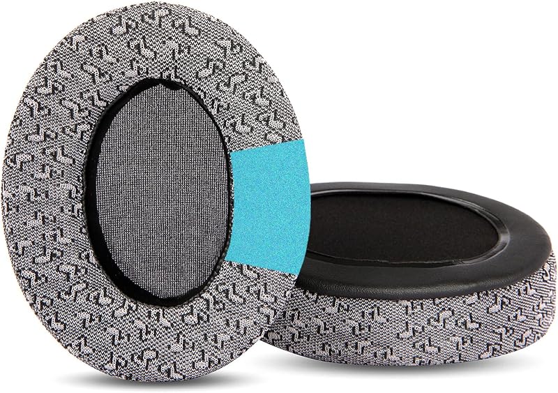 Almohadillas de espuma viscoelástica de repuesto para auriculares Audio Technica BPHS1 BPHS-1 BPHS1-XF4 (almohadillas de tela grises)