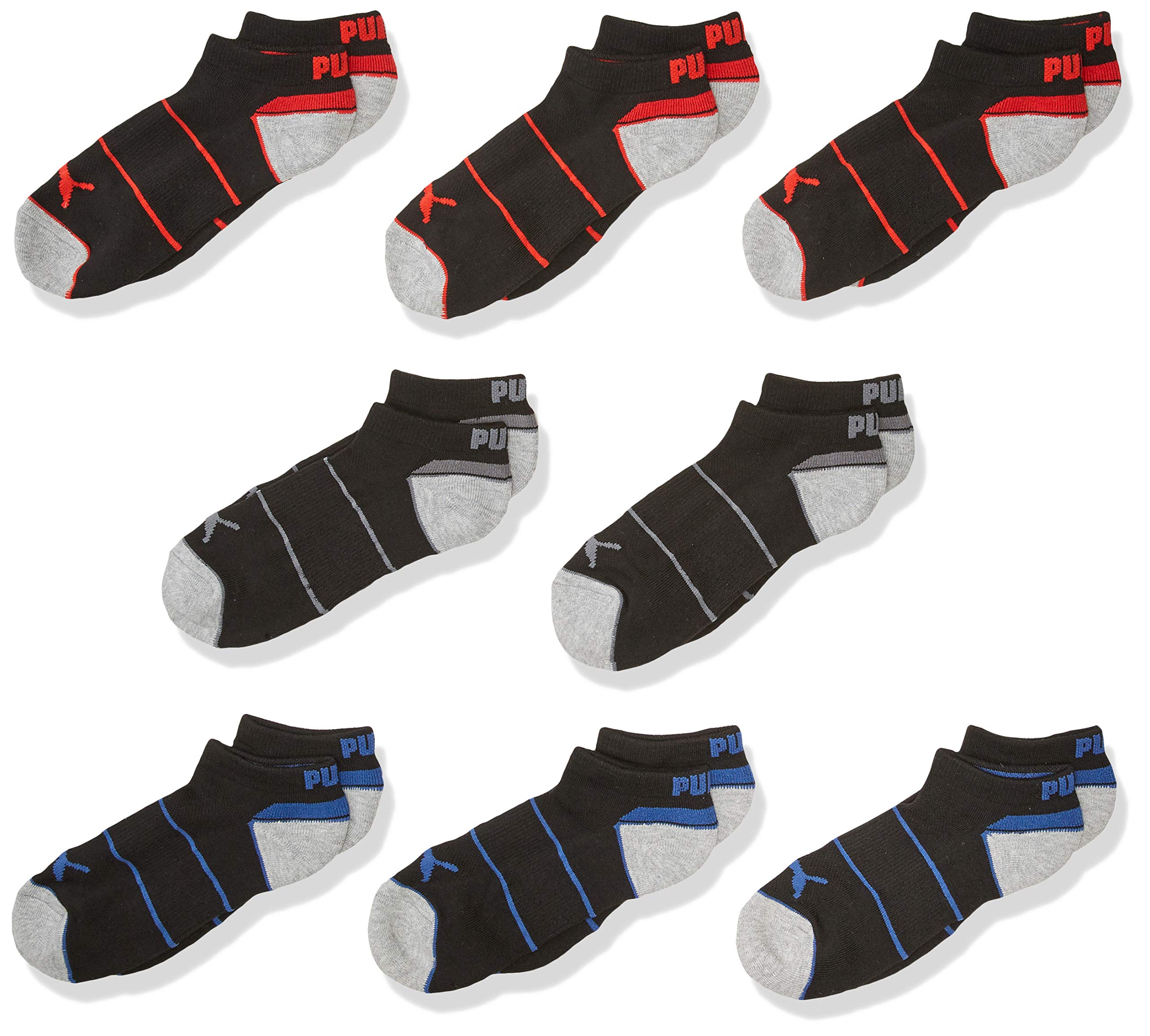 Kids' Low Cut Extra Cushion & Arch Support Socks (8-Pack)