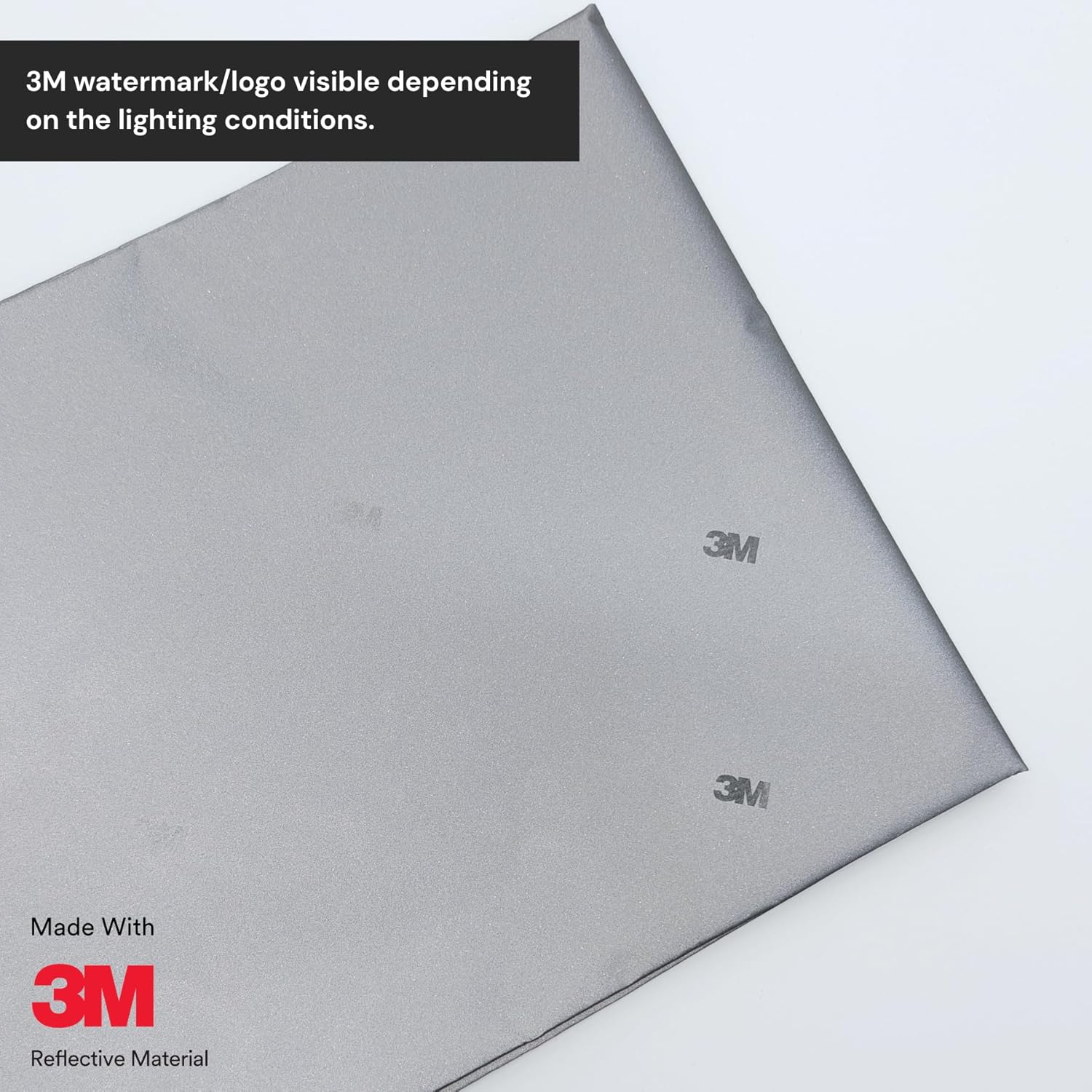 Salzmann Reflective Fabric | Silver Reflective for Sewing | 47 inches Wide | Made with 3M Reflective Material