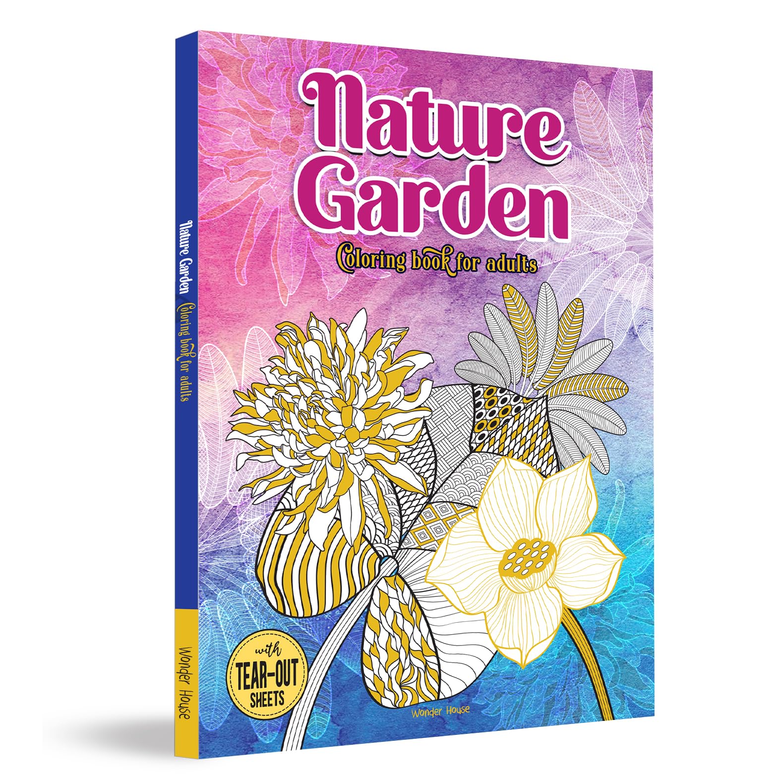 Nature Garden Coloring Book for Adults