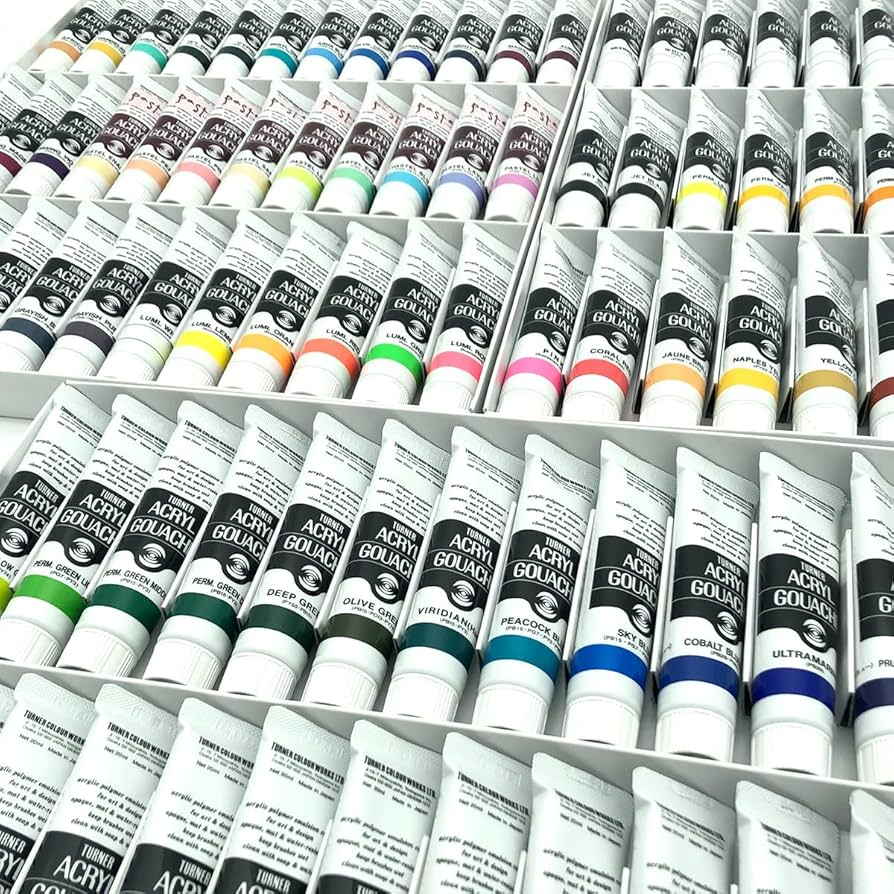 Amazon | ターナー アクリルガッシュ 20ml 101＋7Hセット 108色