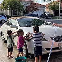 Vista 7 de Atlantic Manguera de jardín resistente de 100 pies x 5/8 pulgadas, manguera de agua de color azul (100 pies)