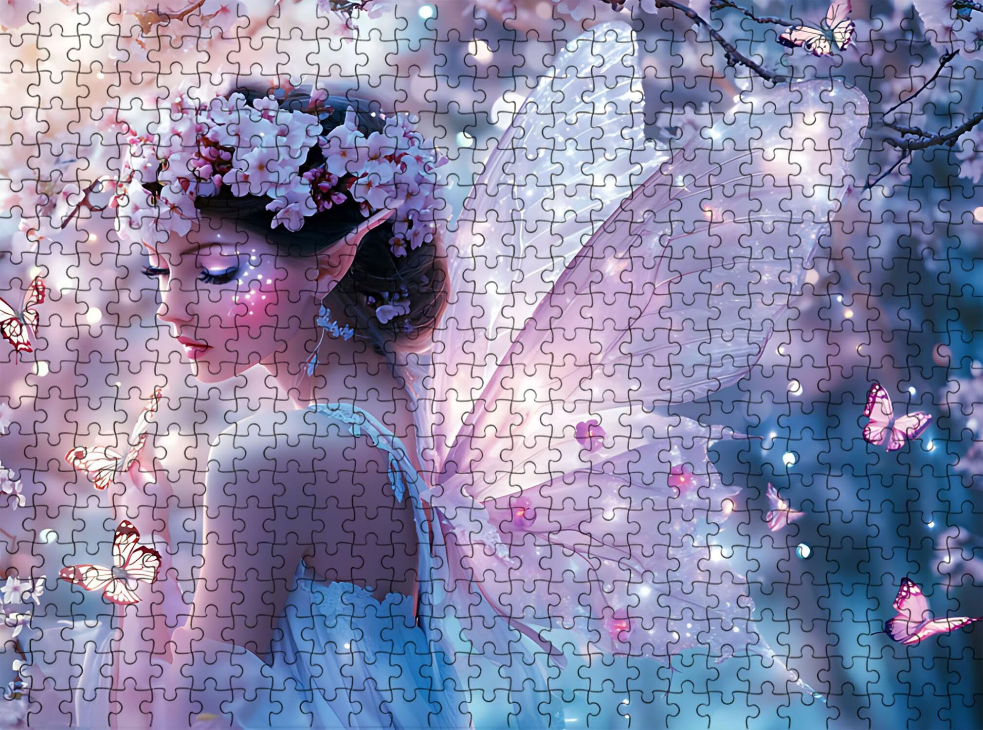 donna ala-2 Puzzle 1500 Pezzi per Adulti, Puzzle in Legno - Collezione Classica con Poster Incluso - Sfida di Concentrazione e Passatempo Antistress, Gioco Educativo per Famiglia, 87 x 57 cm f0-814