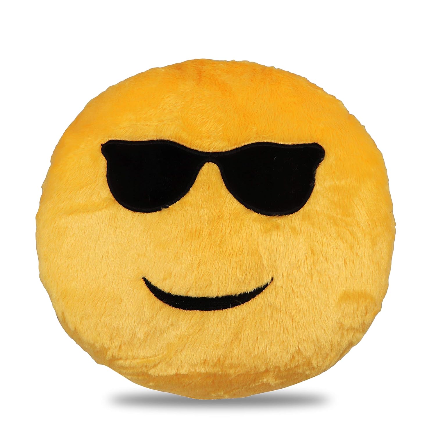 TOYSWALA Toys Smiley Thick Plush Pillow Round Cushion Pillow Stuffed