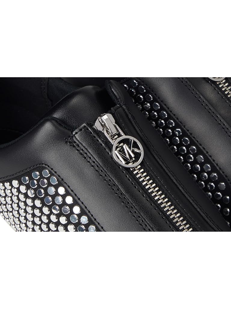 Black Michael Kors Keaton Zip Slip On