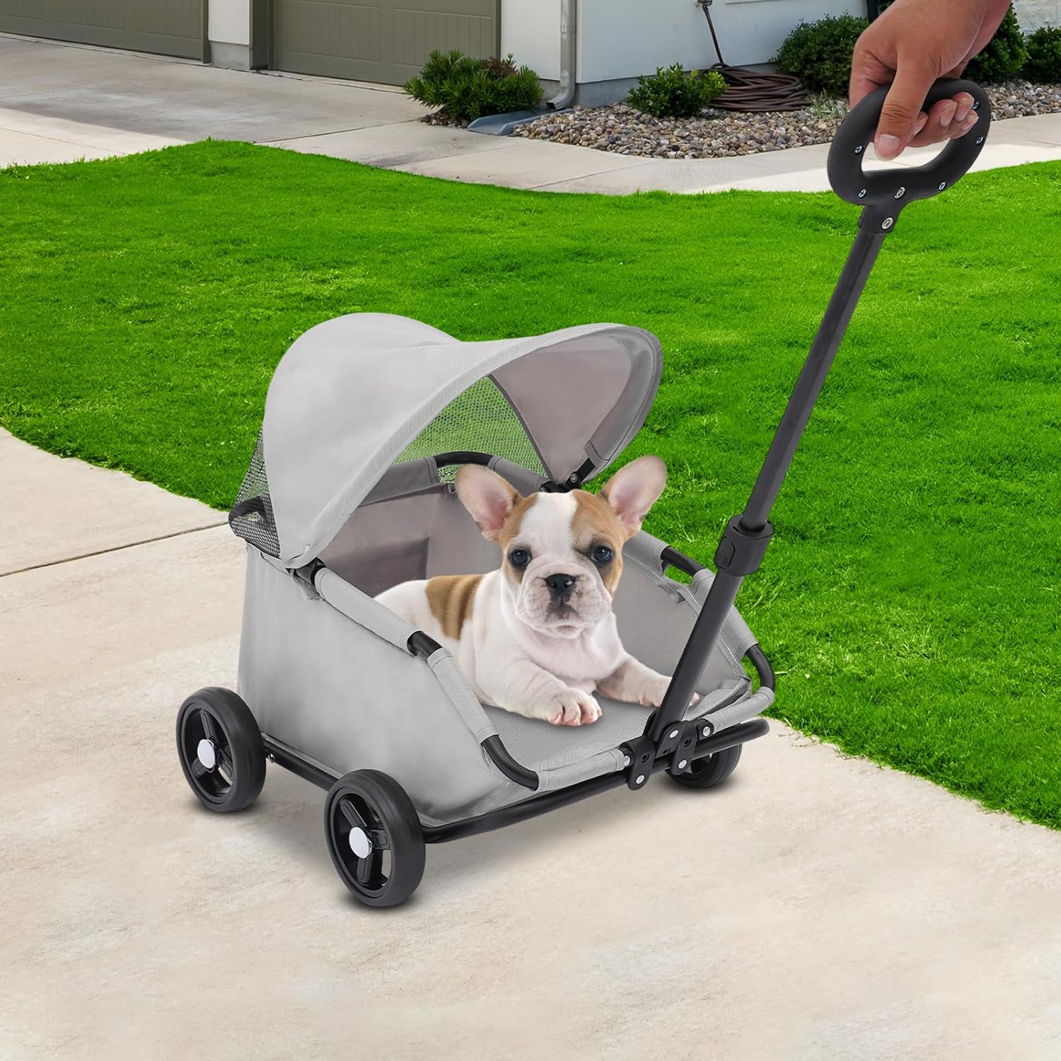 The Perfect Ride: Review of the 15 lbs Foldable Dog Stroller for Mini Pups