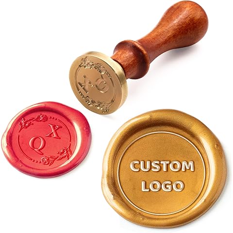 Custom Wax Seal Stamp, Personalized Wax Seal Stamp Kit, Create Your Own Design/Logo...