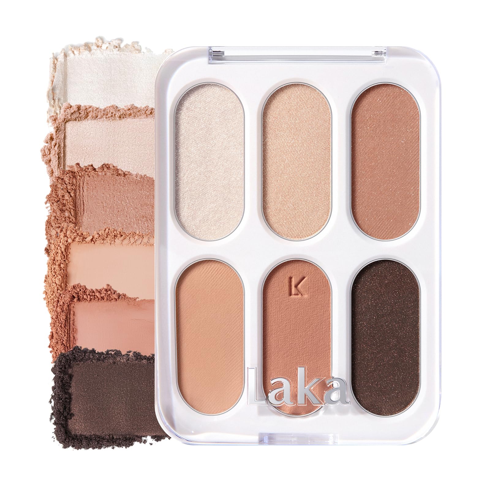 Amazon.co.jp: Laka(ラカ) フォーエバー6アイパレット #04 タンピーチ