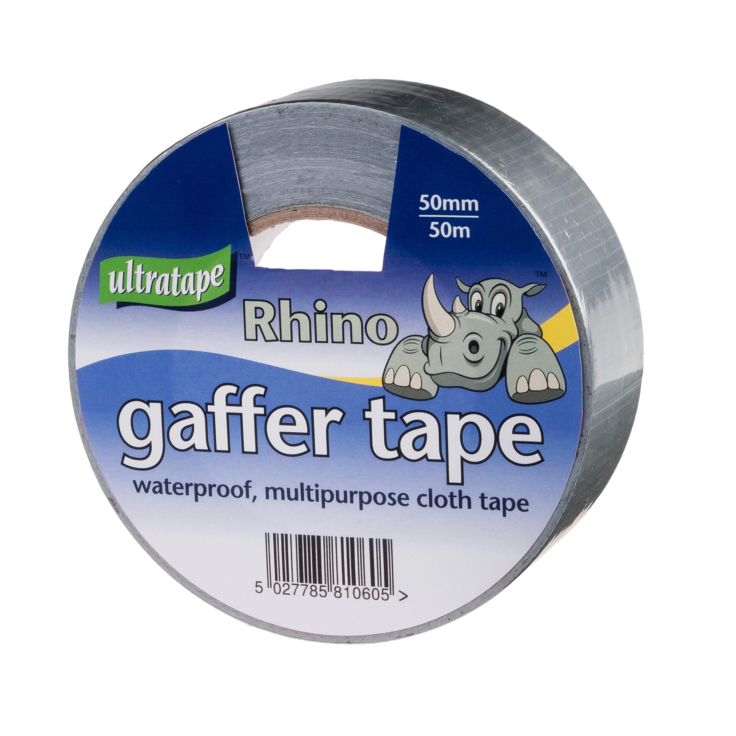Ultratape RH0043-50-SILV Rhino Gaffer Tape Silver 50mm x 50m
