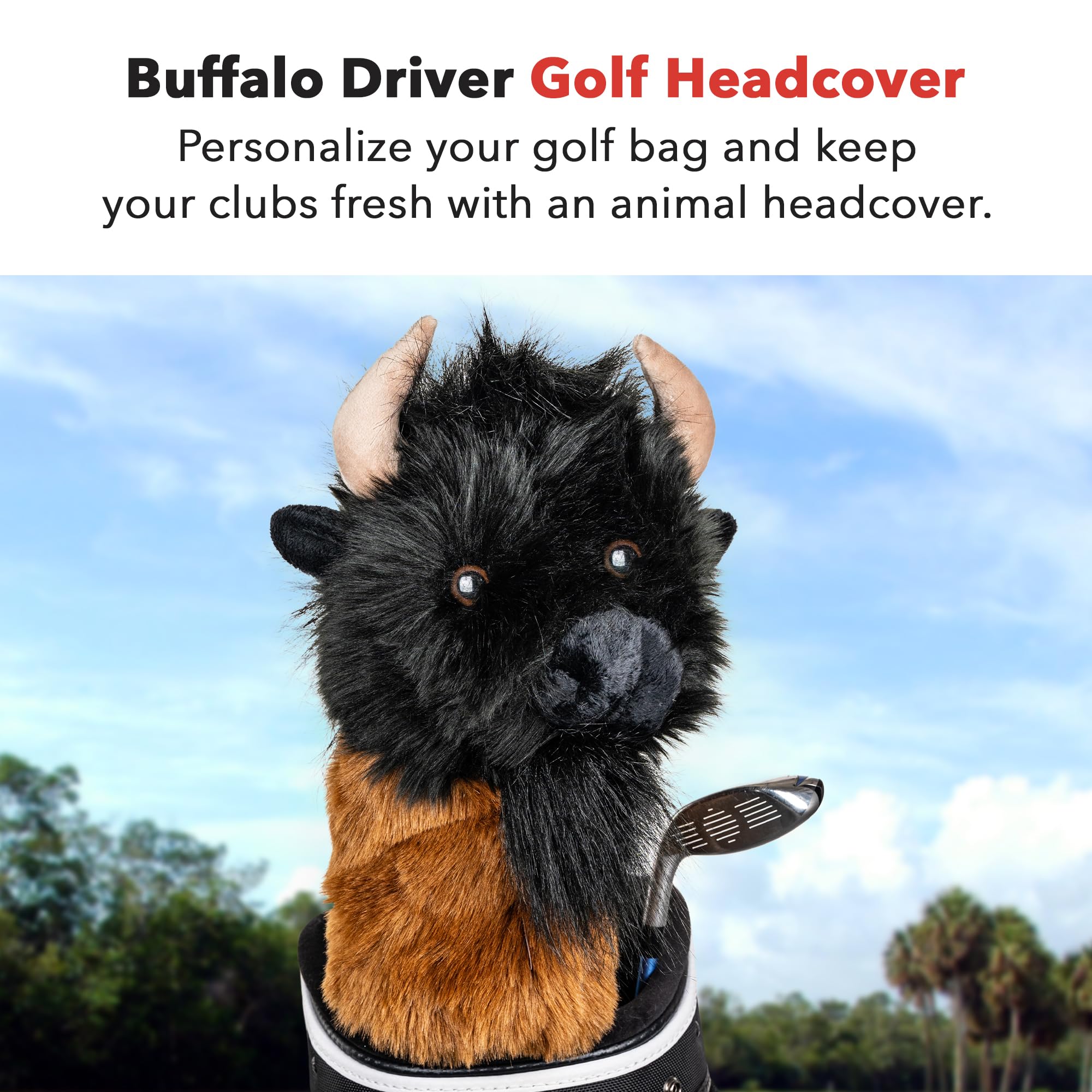 Daphne's Headcover/Schlägerhaube, Büffel