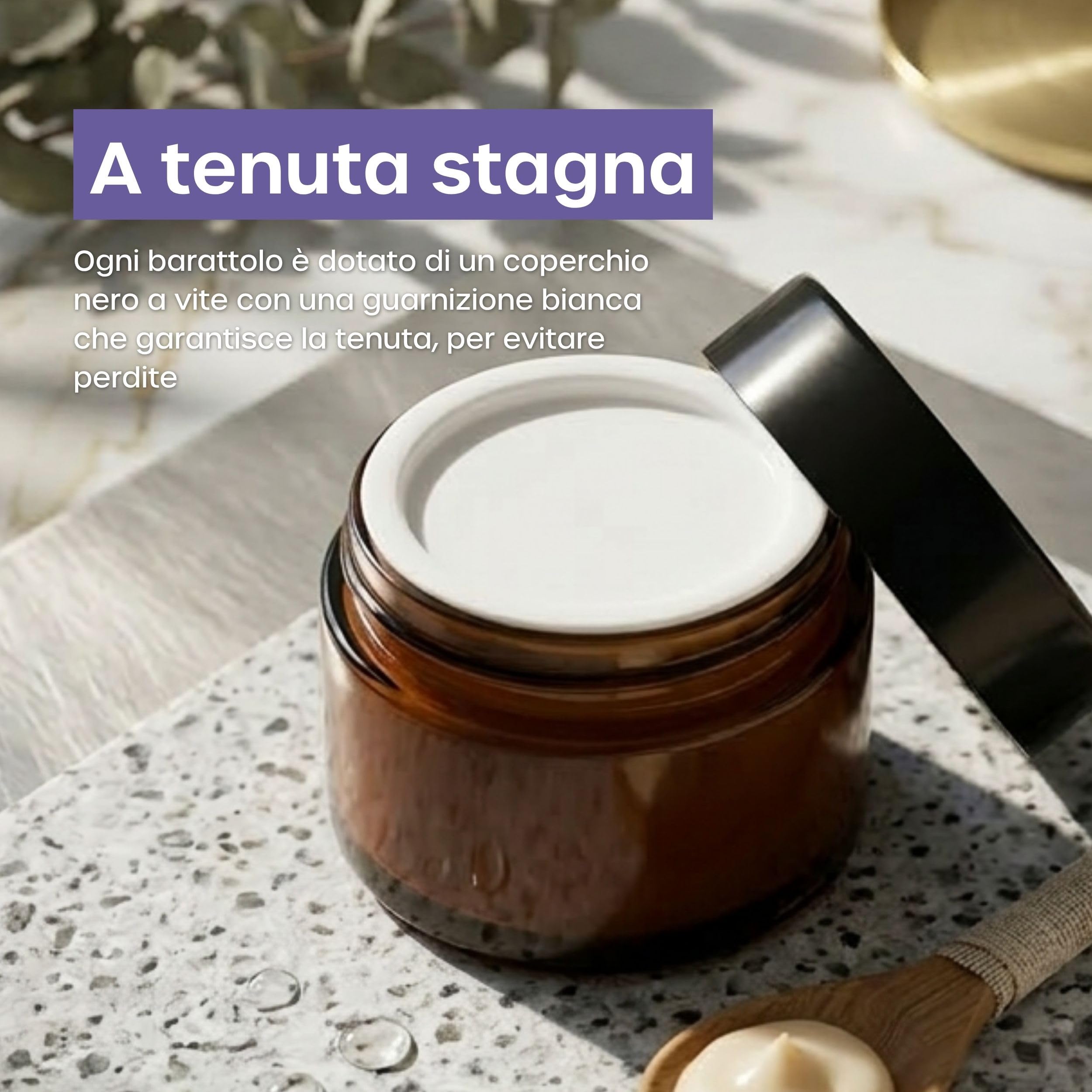 Barattolo Cosmetici Vuoti, 16 PCS - 60ml Contenitore Per Creme Fai Da Te - Lozioni, Oli Essenziali