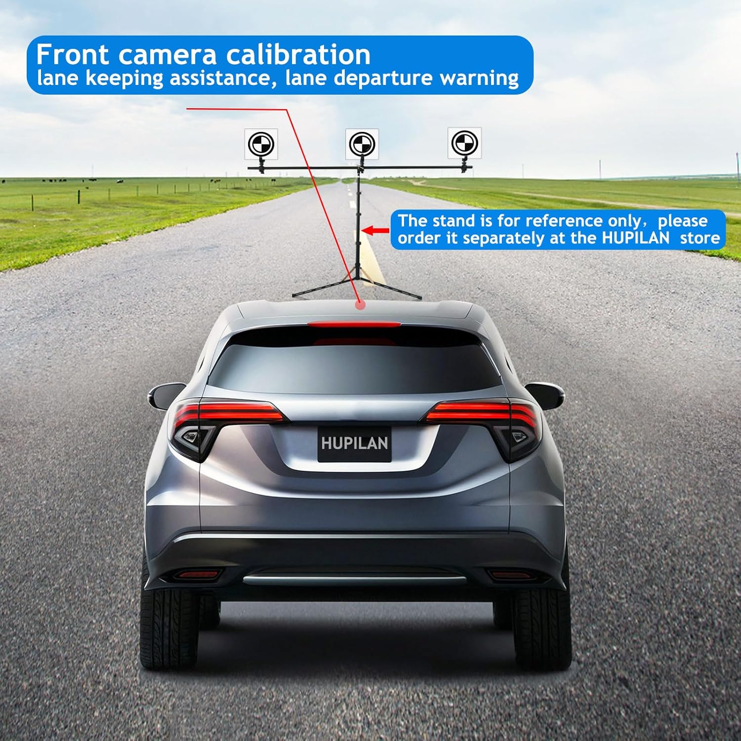 LDW ADAS Board Aluminum Pattern Board ADAS Calibration Tool Static Front Camera Aiming Target Compatible with Honda ELYSION