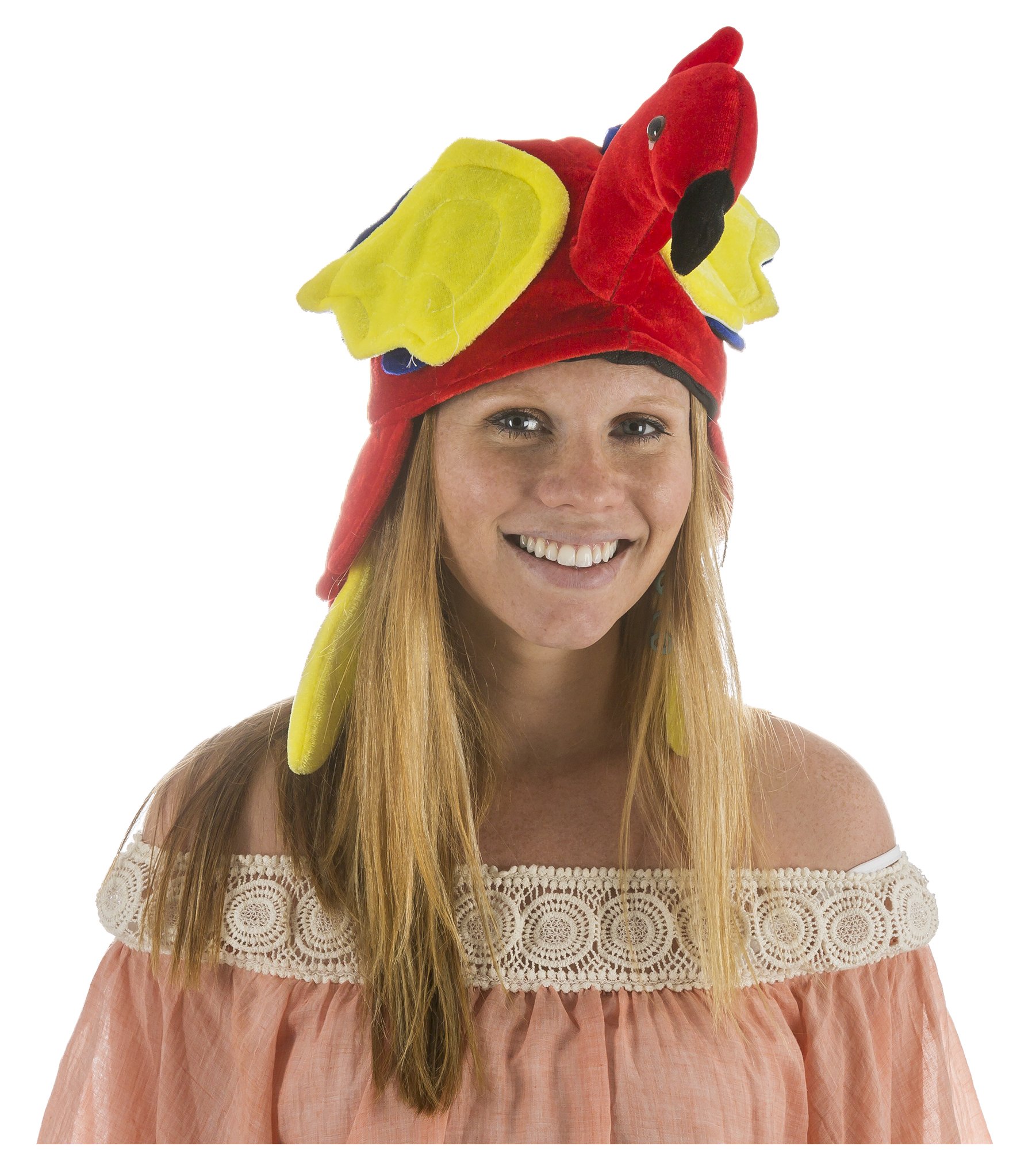 Pirate Parrot Hat (Red) Party Accessory