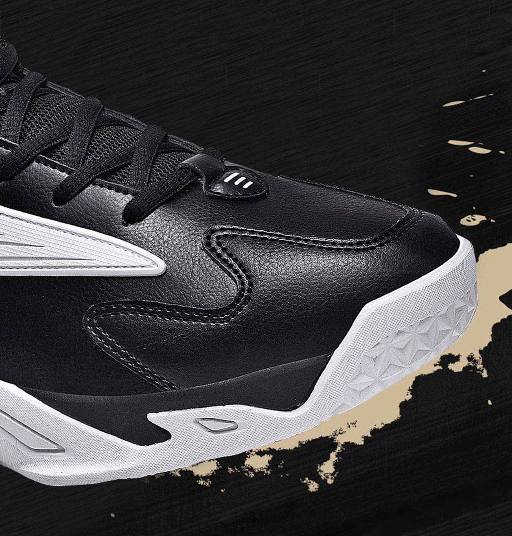 Scarpe da Basket alla Moda da Uomo, Scarpe Sportive Resistenti all'Usura All'aperto, Scarpe da Allenamento per Ragazzi(46 EU, Q1)