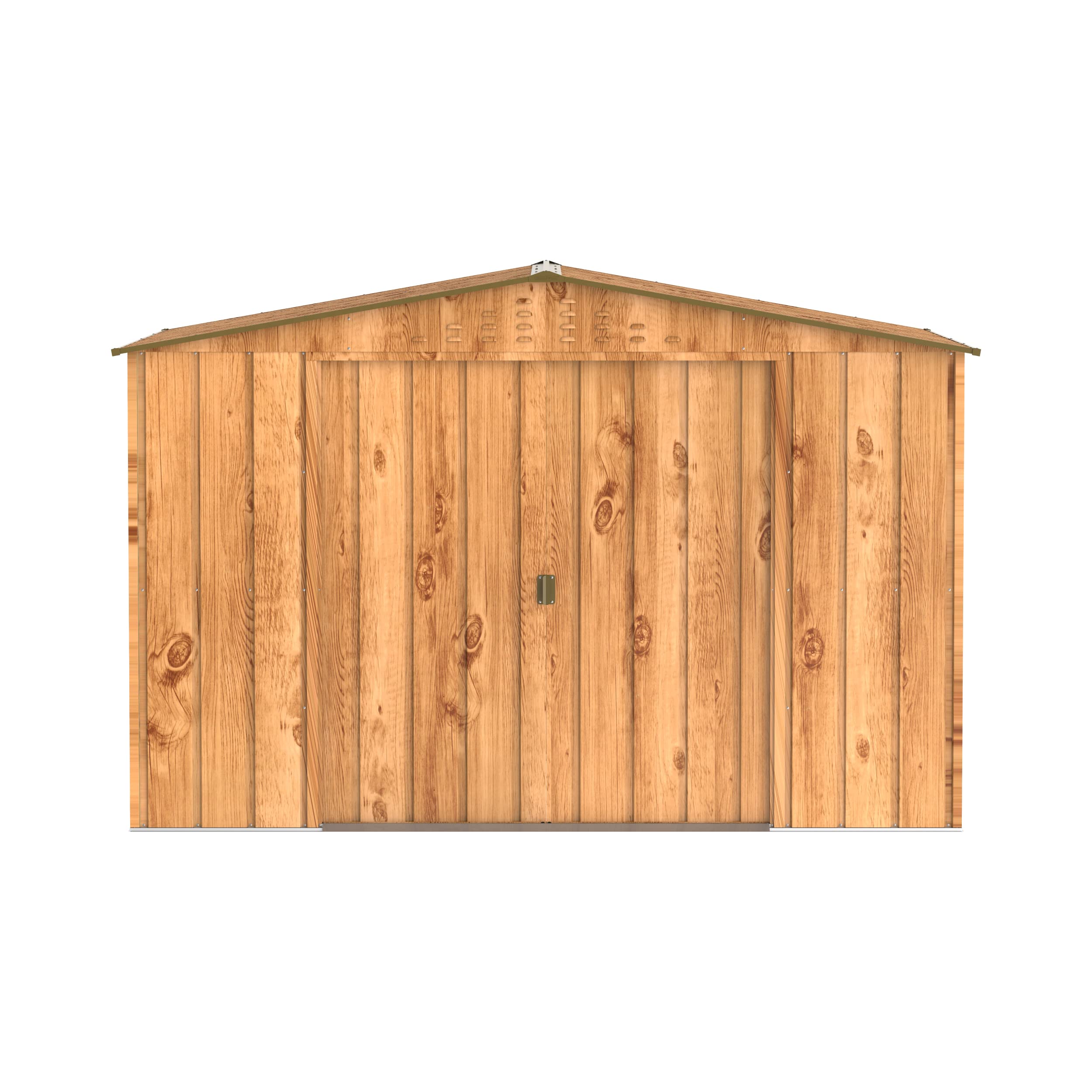 Duramax - caseta cobertizo jardín - TOP HERCULES 10x8 - Metal - color imitación madera