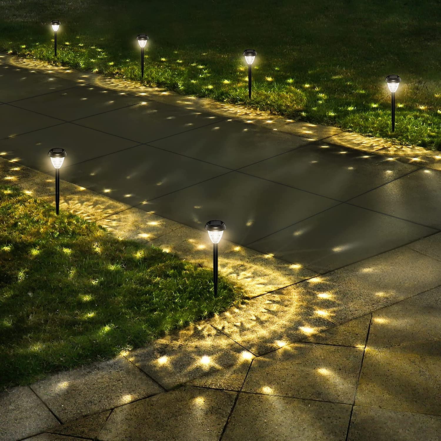Garden Art Plastic (Pack of 2 Solar Decorative Pathway Lights |Super Bright Outdoor Waterproof Dusk to Dawn Up to 8-10 Hrs Lights Auto On/Off, Led Landscape Lighting Gaxltd943 (B0BL7PVQV8) Amazon Price History, Amazon Price Tracker
