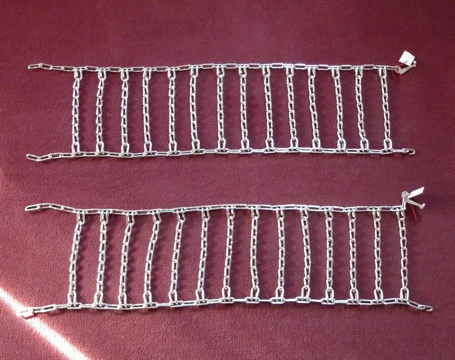 Replacement for (Set of 2) Snow Blower Tire Chains for 400/480X8, 4.00/4.80-8 Tires 2-Link OEM