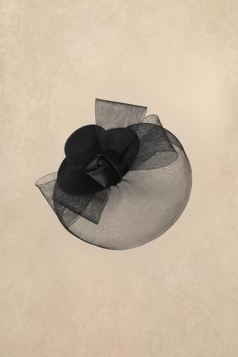 Mini Tea Party Hats - Fascinators for Women Derby Top Hat Tulle Flower Kentucky 1920s Fascinator for Costume Party - Image 2