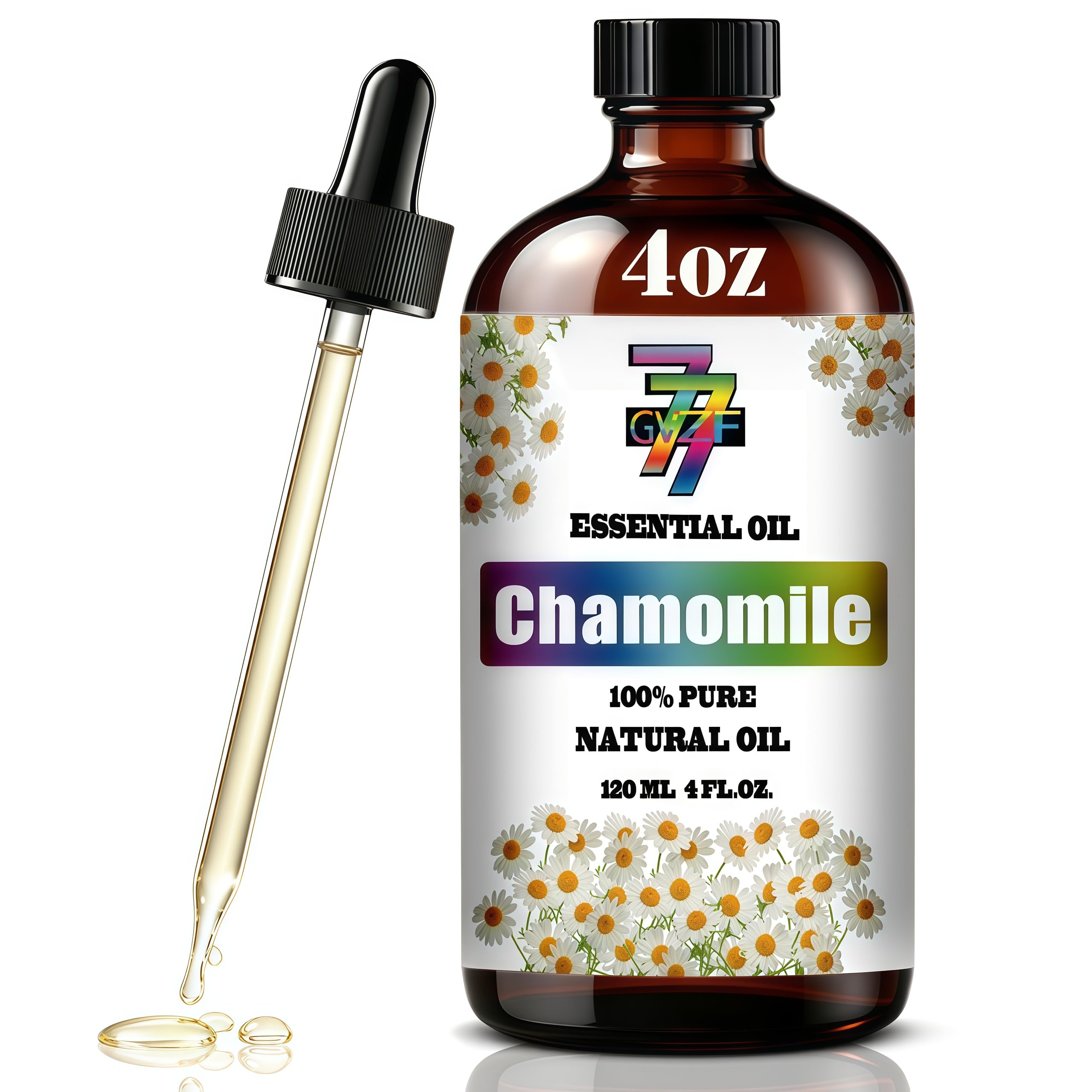 Chamomile Essential Oil for Diffuser Massage,Chamomile Oil - 4 fl oz