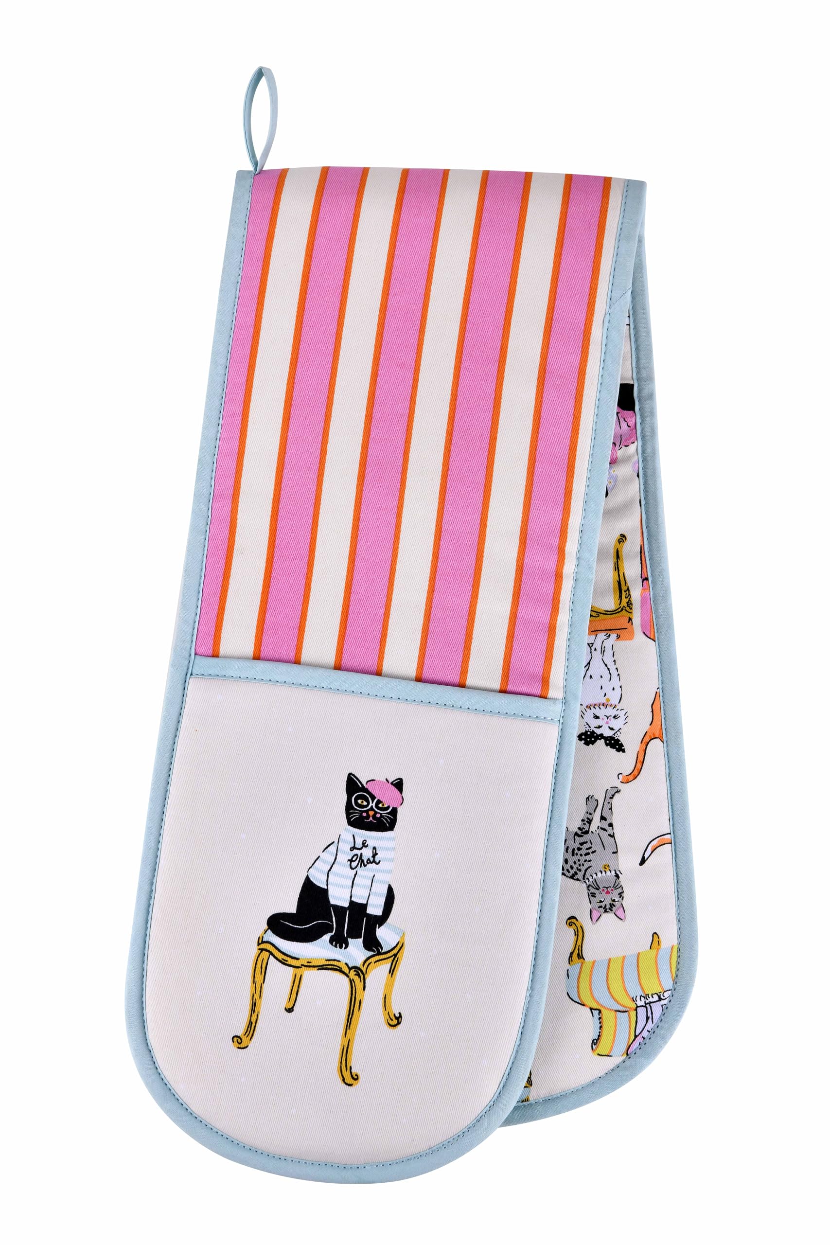 Ulster Weavers Unisex Multicolor 'Cool Cats' Cats Print Double Oven Glove