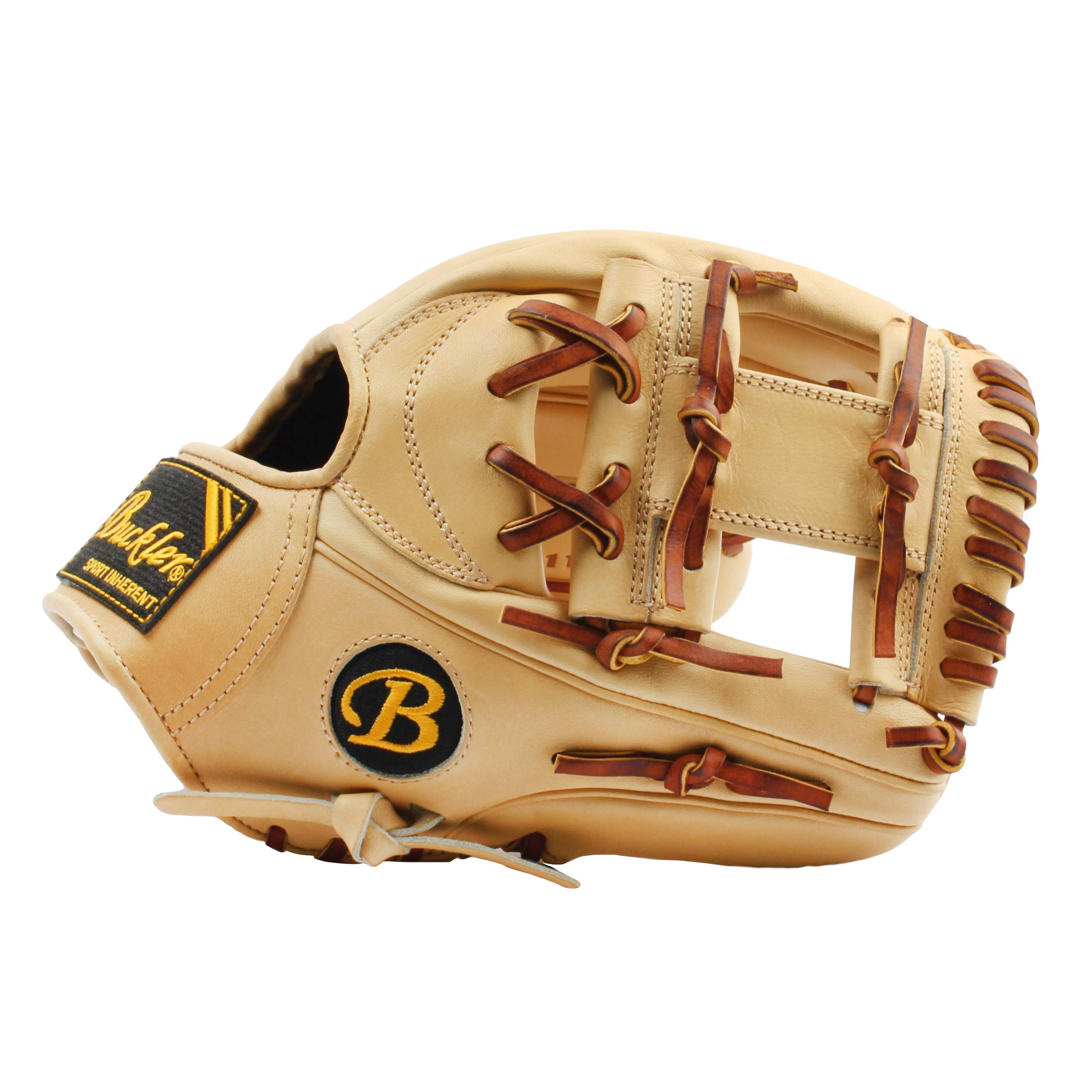 BUCKLERFame Pro' Series - Premium Texas Steerhide Adult Baseball Gloves - Infield - 11.5" - RHT