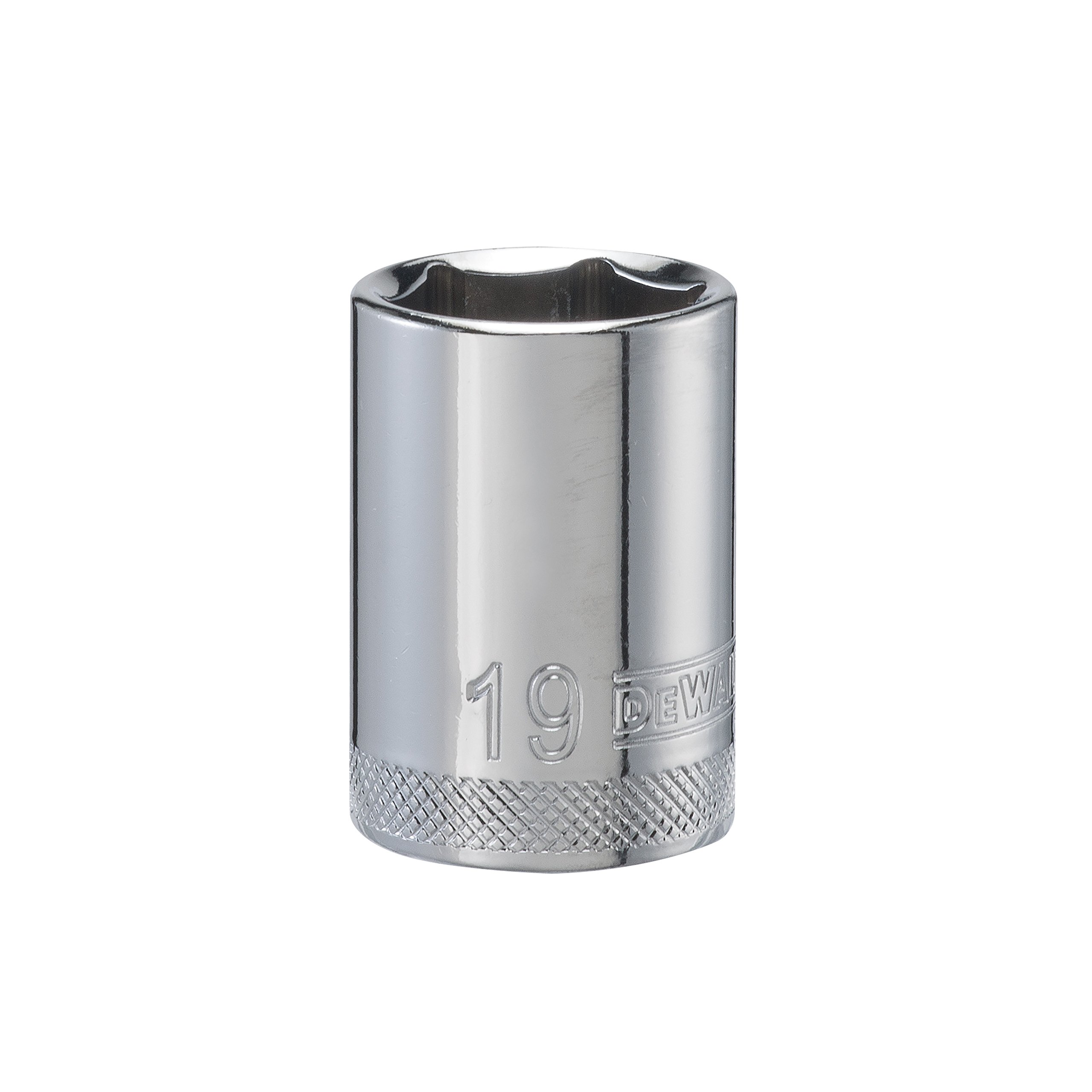 DEWALT DWMT86519B 6 Pt 1/2'' Drive Socket with 19 mm SAE